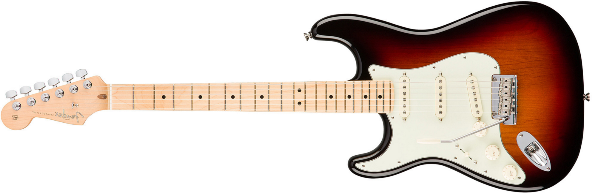 Fender Strat American Professional Lh Usa Gaucher 3s Mn - 3-color Sunburst - Guitarra electrica para zurdos - Main picture