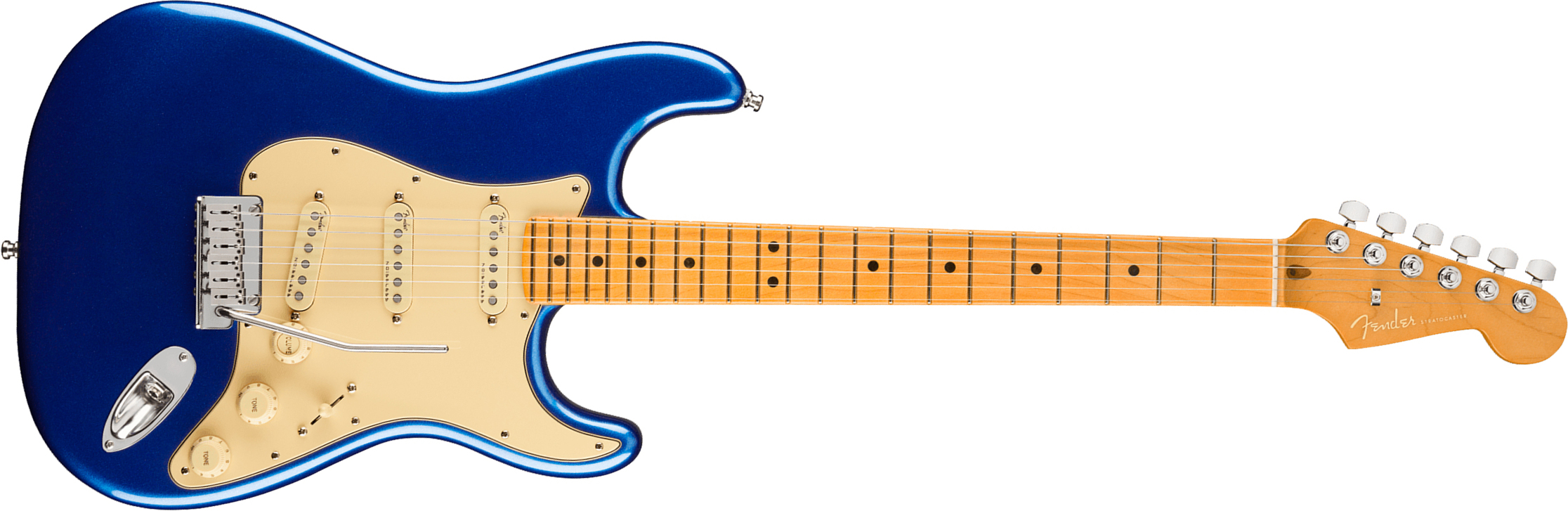 Fender Strat American Ultra 2019 Usa Mn - Cobra Blue - Guitarra eléctrica con forma de str. - Main picture