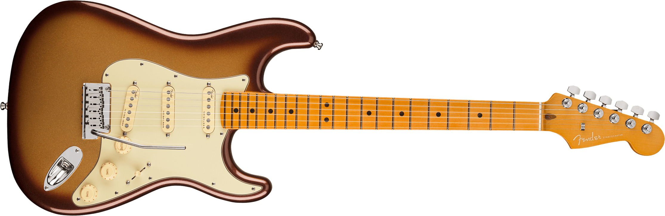 Fender Strat American Ultra 2019 Usa Mn - Mocha Burst - Guitarra eléctrica con forma de str. - Main picture