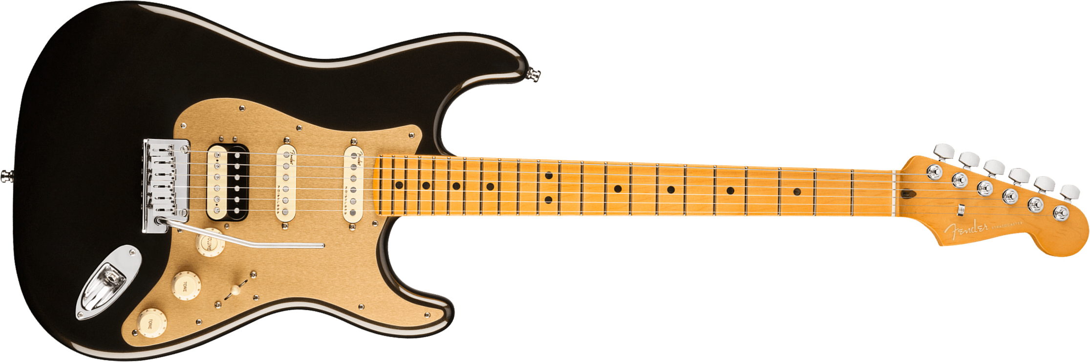 Fender Strat American Ultra Hss 2019 Usa Mn - Texas Tea - Guitarra eléctrica con forma de str. - Main picture