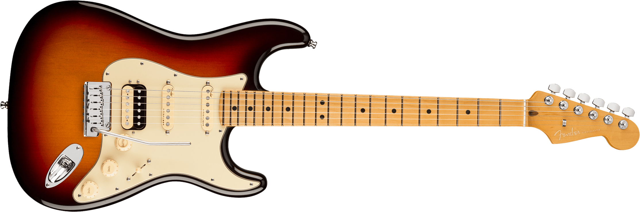 Fender Strat American Ultra Hss 2019 Usa Mn - Ultraburst - Guitarra eléctrica con forma de str. - Main picture