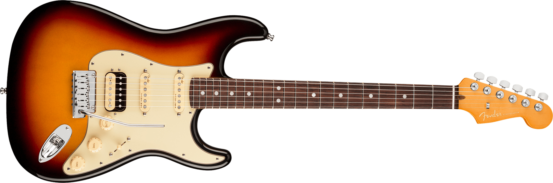 Fender Strat American Ultra Hss 2019 Usa Rw - Ultraburst - Guitarra eléctrica con forma de str. - Main picture