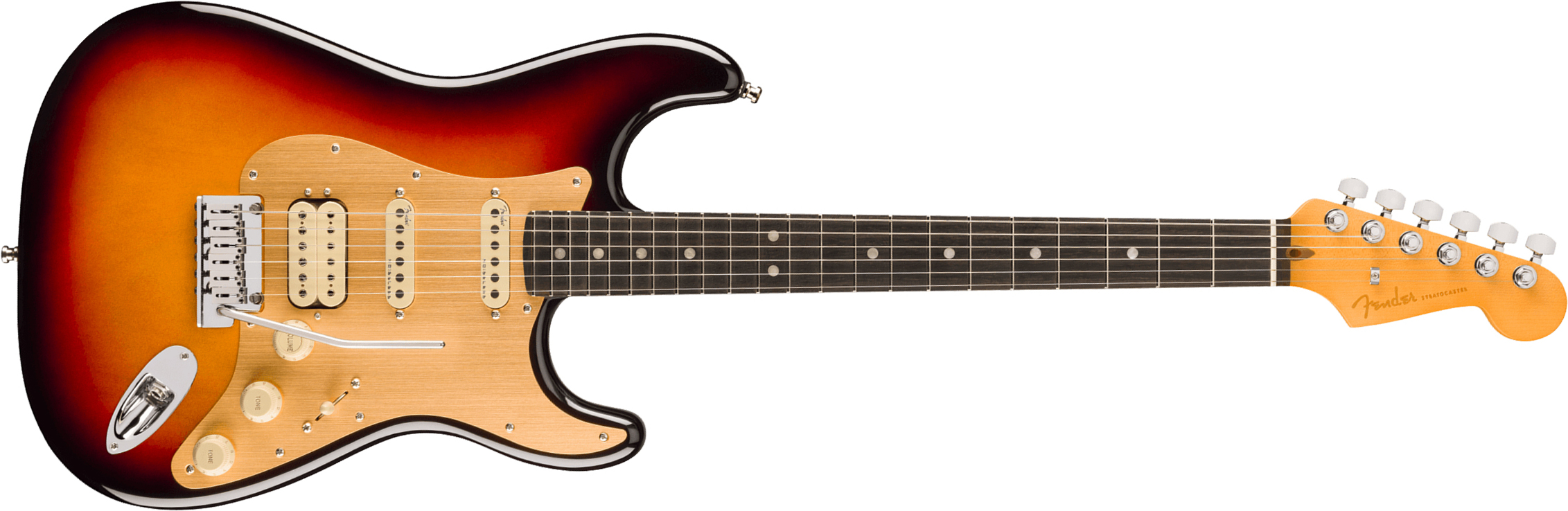 Fender Strat American Ultra Ii Hss Usa Trem Eb - Ultraburst - Guitarra eléctrica con forma de str. - Main picture