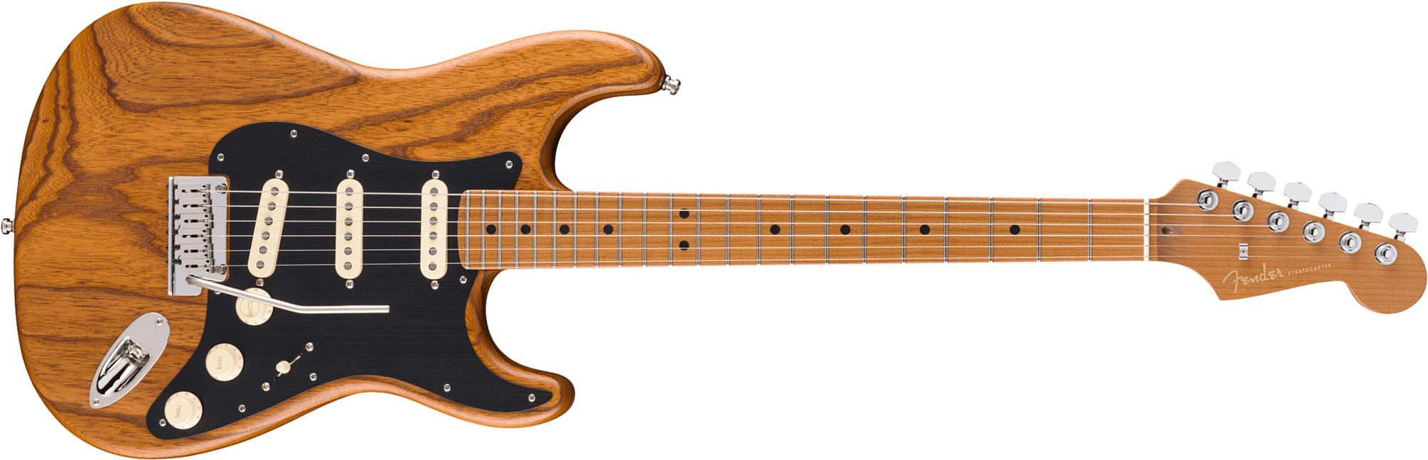 Fender Strat American Ultra Ii Ltd Usa 3s Custom Shop Trem Mn - Natural - Guitarra eléctrica con forma de str. - Main picture