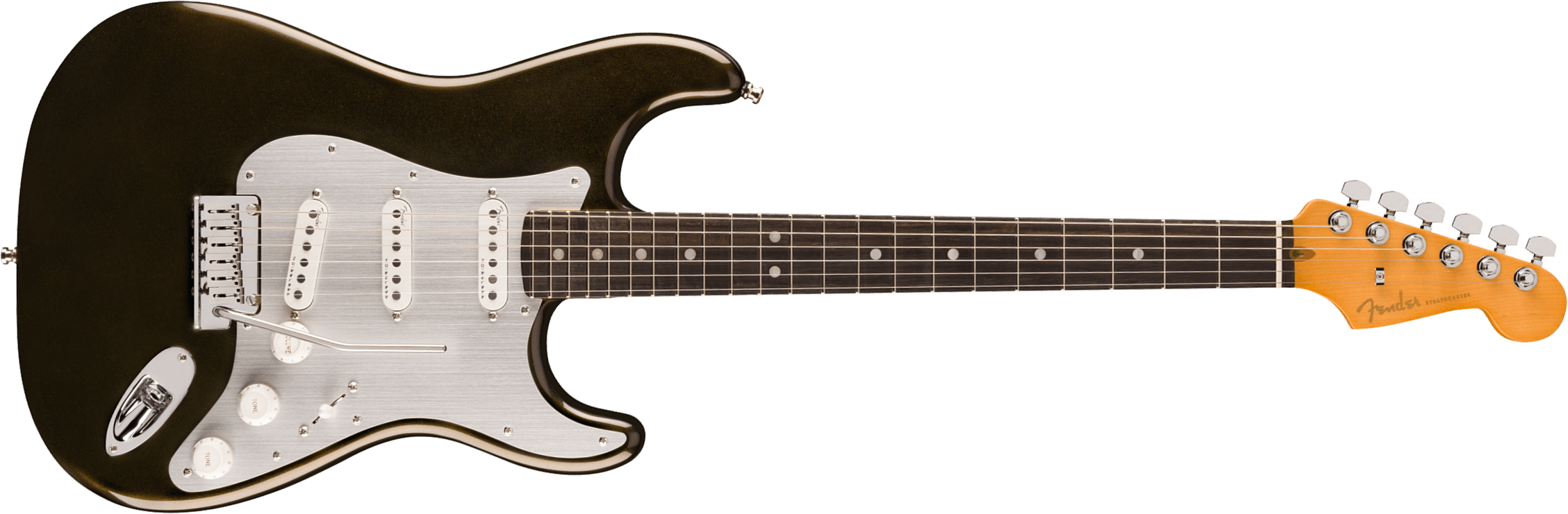 Fender Strat American Ultra Ii Usa 3s Trem Eb - Texas Tea - Guitarra eléctrica con forma de str. - Main picture