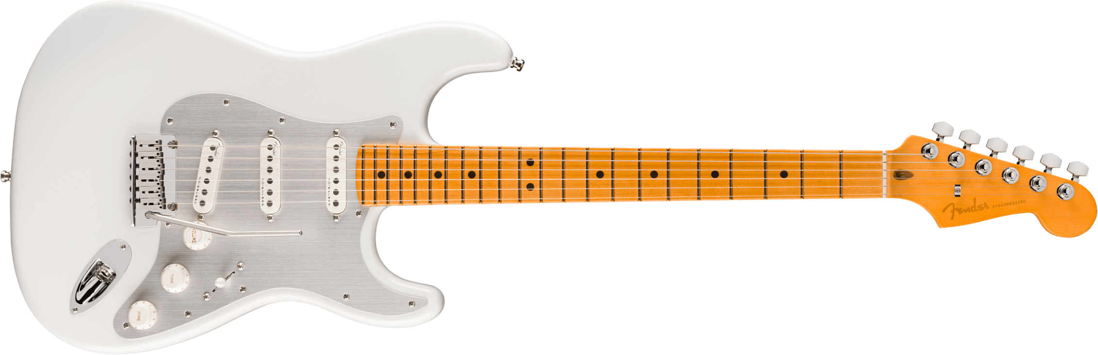 Fender Strat American Ultra Ii Usa Trem 3s Mn - Avalanche - Guitarra eléctrica con forma de str. - Main picture