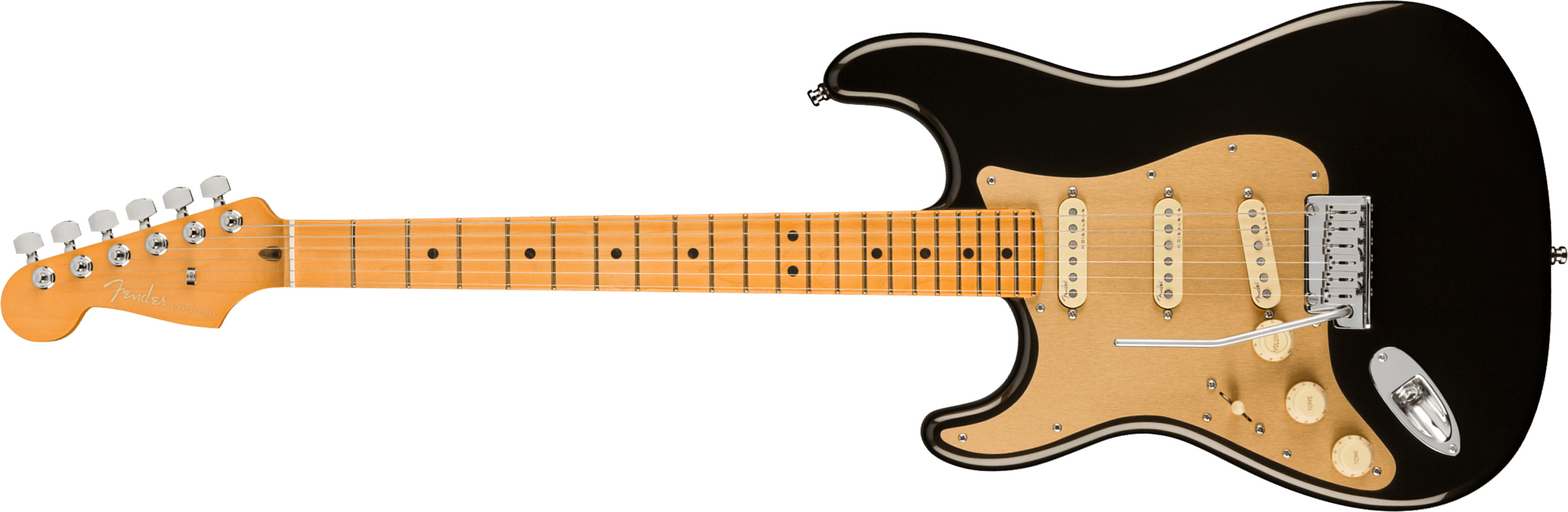 Fender Strat American Ultra Lh Gaucher Usa Mn +etui - Texas Tea - Guitarra eléctrica con forma de str. - Main picture