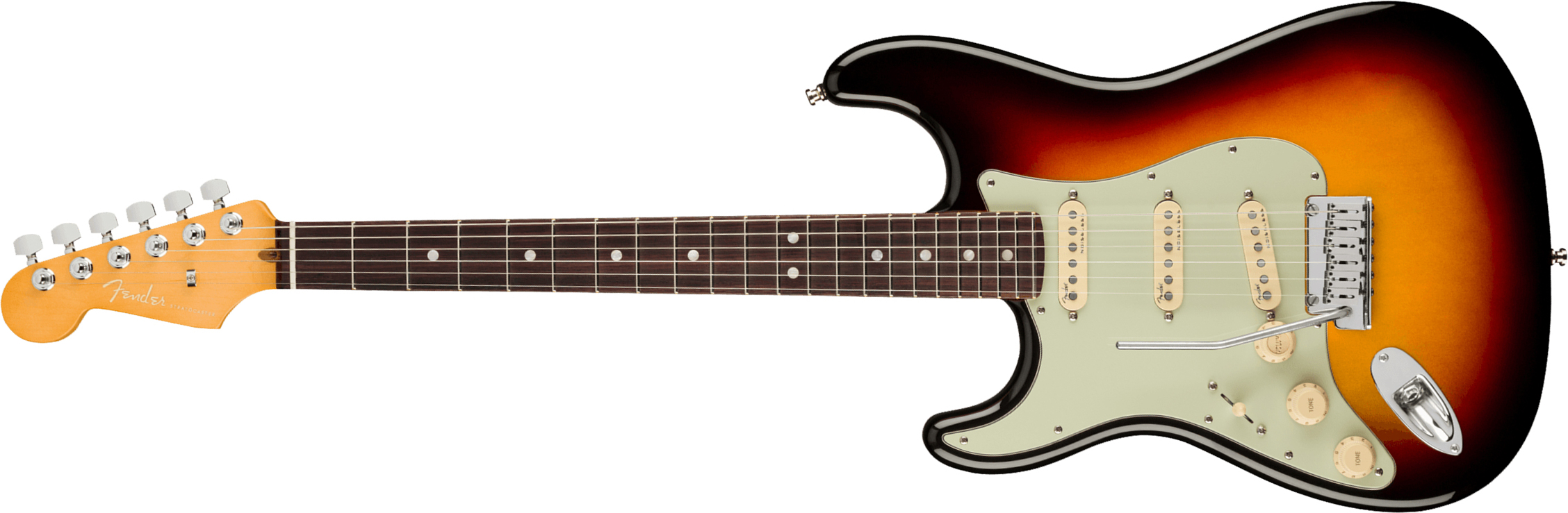Fender Strat American Ultra Lh Gaucher Usa Rw +etui - Ultraburst - Guitarra electrica para zurdos - Main picture