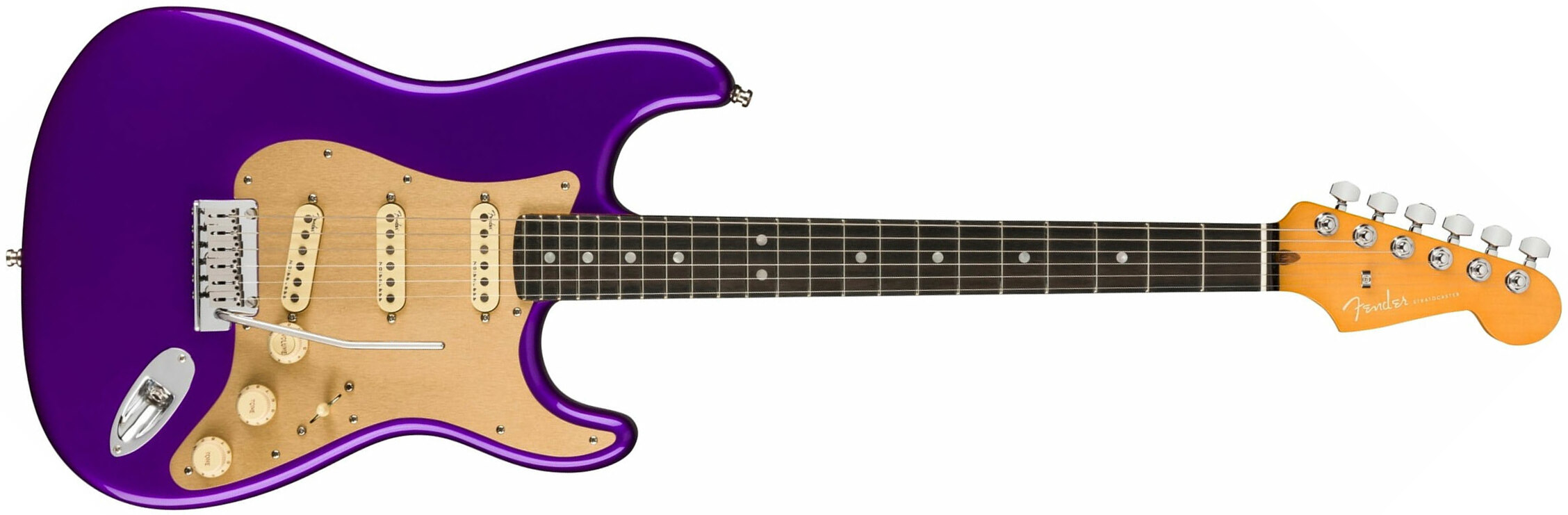 Fender Strat American Ultra Ltd Usa 3s Trem Eb - Plum Metallic - Guitarra eléctrica con forma de str. - Main picture