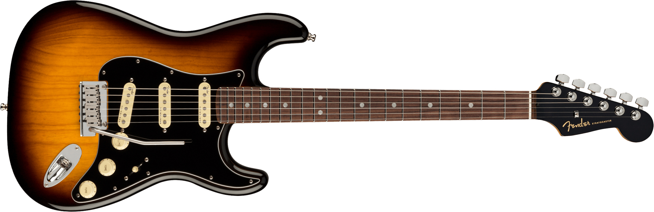 Fender Strat American Ultra Luxe Usa Rw +etui - 2-color Sunburst - Guitarra eléctrica con forma de str. - Main picture