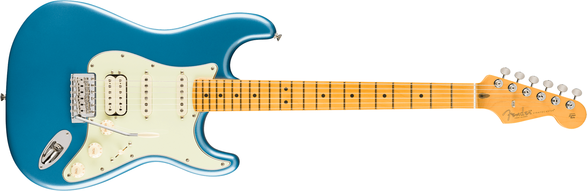 Fender Strat Classic Hss American Pro Usa Trem Mn - Faded Lake Placid Blue - Guitarra eléctrica con forma de str. - Main picture