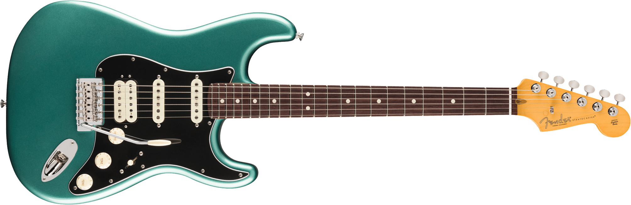 Fender Strat Classic Hss American Pro Usa Trem Rw - Faded Sherwood Green Metallic - Guitarra eléctrica con forma de str. - Main picture