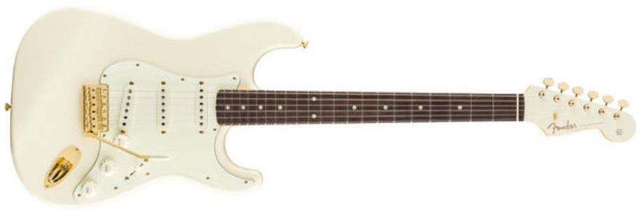 Fender Strat Daybreak Ltd 2019 Japon Gh Rw - Olympic White - Guitarra eléctrica con forma de str. - Main picture
