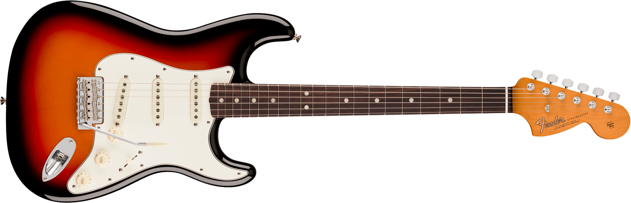 Fender Strat Early 60s Vintera 3 Mex 3s Trem Rw - 3-color Sunburst - Guitarra eléctrica con forma de str. - Main picture