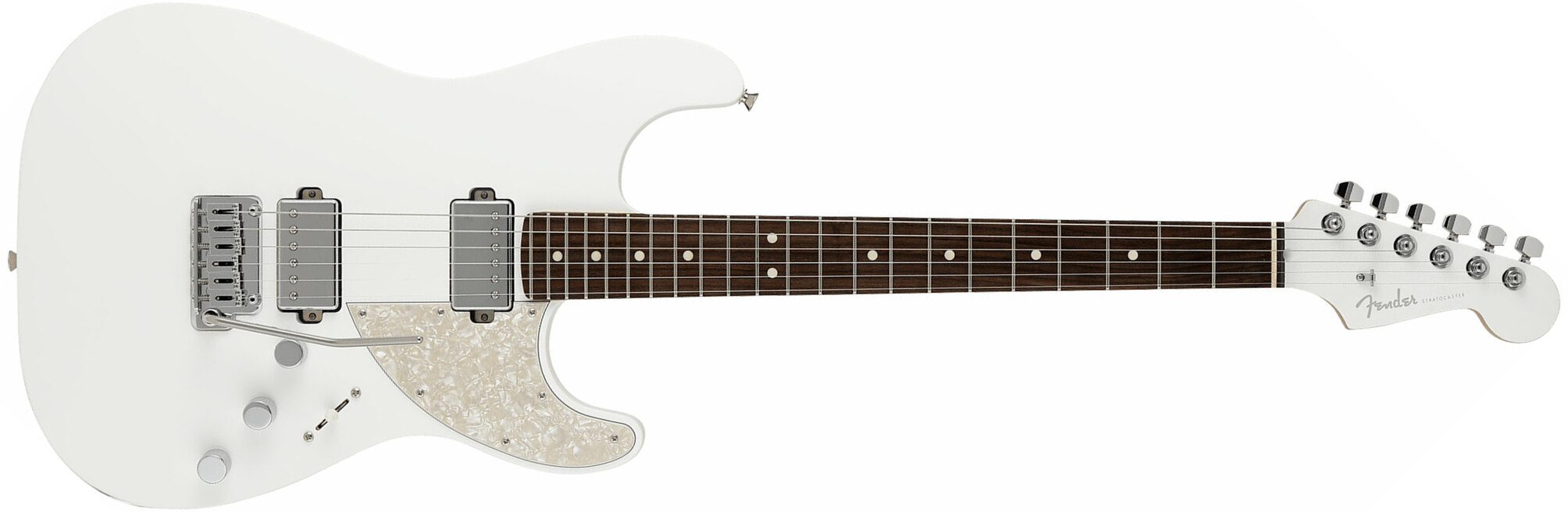 Fender Strat Elemental Mij Jap 2h Trem Rw - Nimbus White - Guitarra eléctrica con forma de str. - Main picture