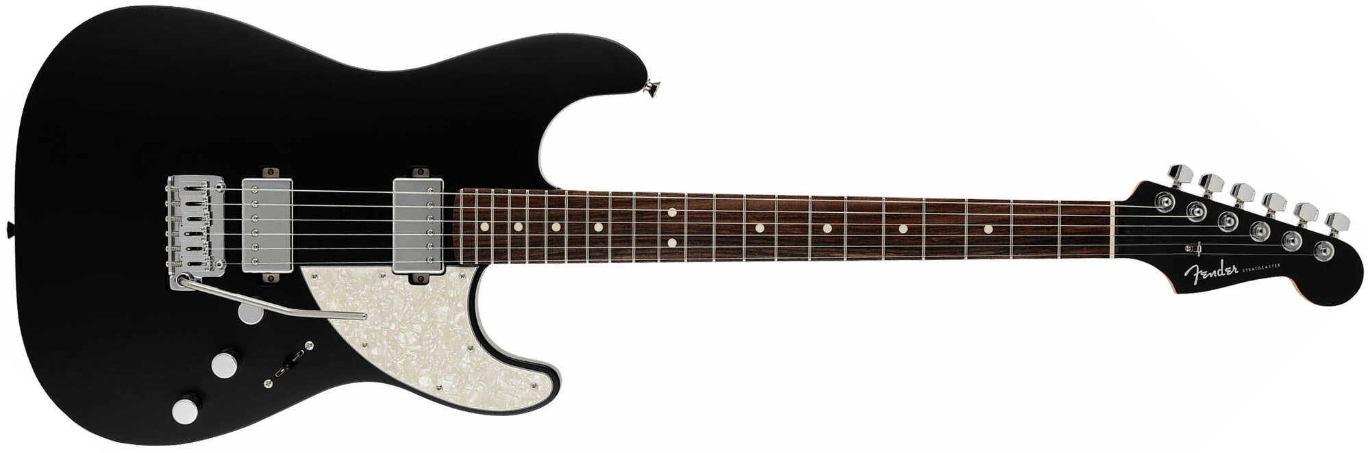 Fender Strat Elemental Mij Jap 2h Trem Rw - Stone Black - Guitarra eléctrica con forma de str. - Main picture