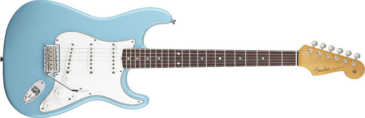 Fender Strat Eric Johnson Usa Sss Rw - Tropical Turquoise - Guitarra eléctrica con forma de str. - Main picture
