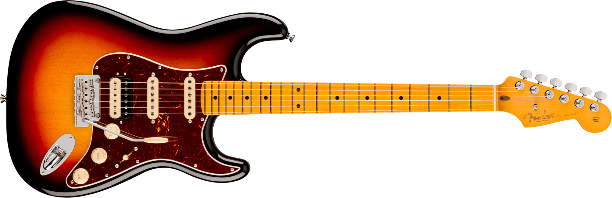 Fender Strat Hss American Pro. Usa Hss Trem Mn - 3-color Sunburst - Guitarra eléctrica con forma de str. - Main picture