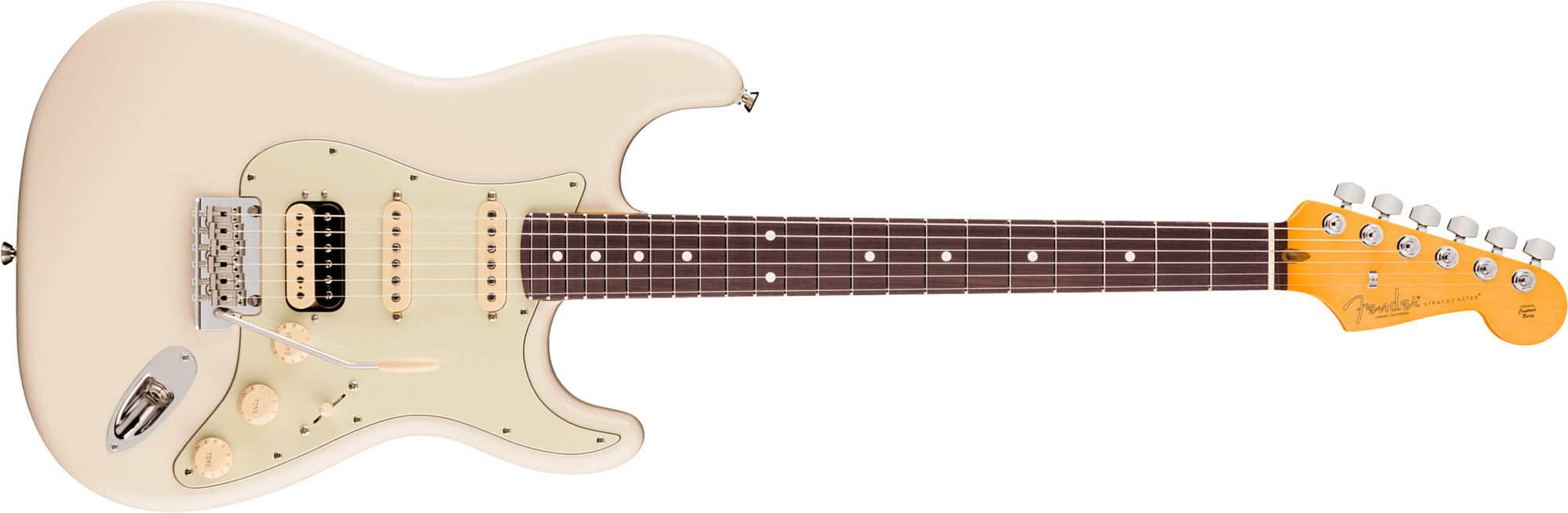 Fender Strat Hss American Pro. Usa Hss Trem Rw - Olympic White - Guitarra eléctrica con forma de str. - Main picture