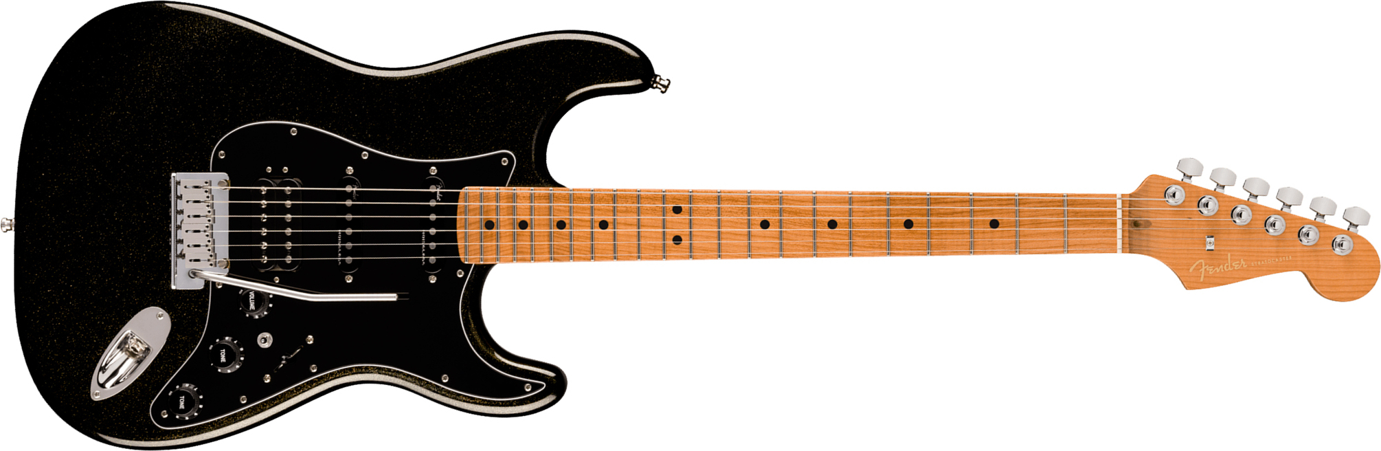 Fender Strat Hss American Ultra Ii Ltd Trem Mn - Gold Dust - Guitarra eléctrica con forma de str. - Main picture