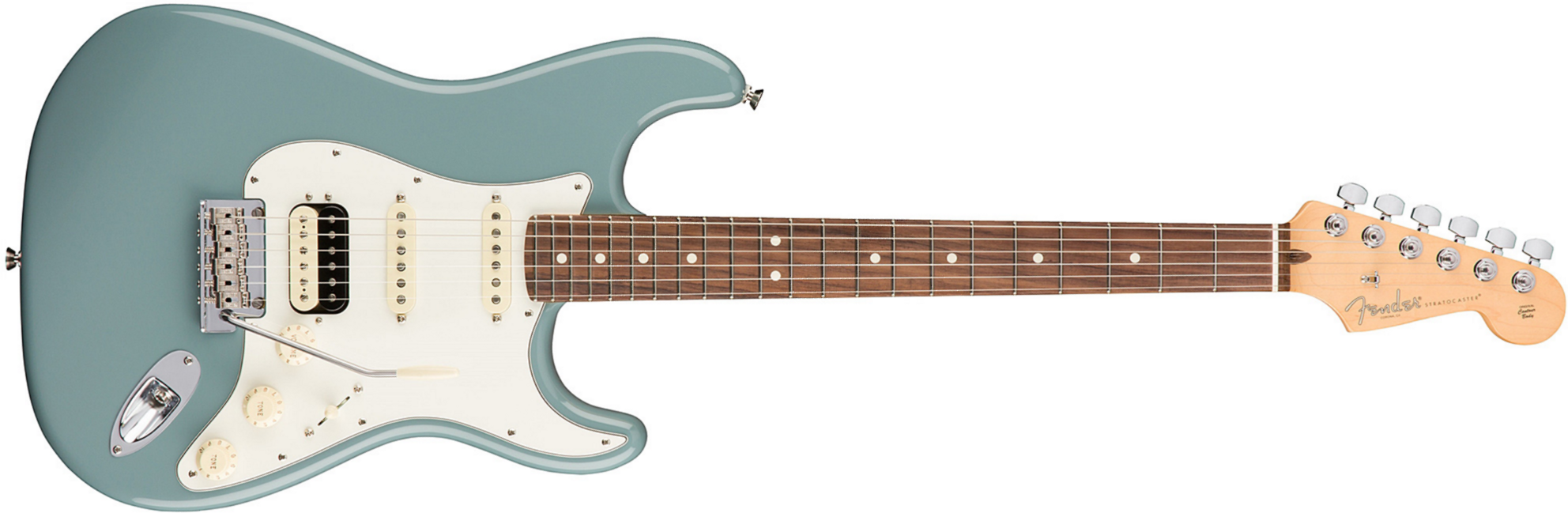 Fender Strat Hss Shawbucker American Professional Usa Rw - Sonic Grey - Guitarra electrica de 12 cuerdas - Main picture