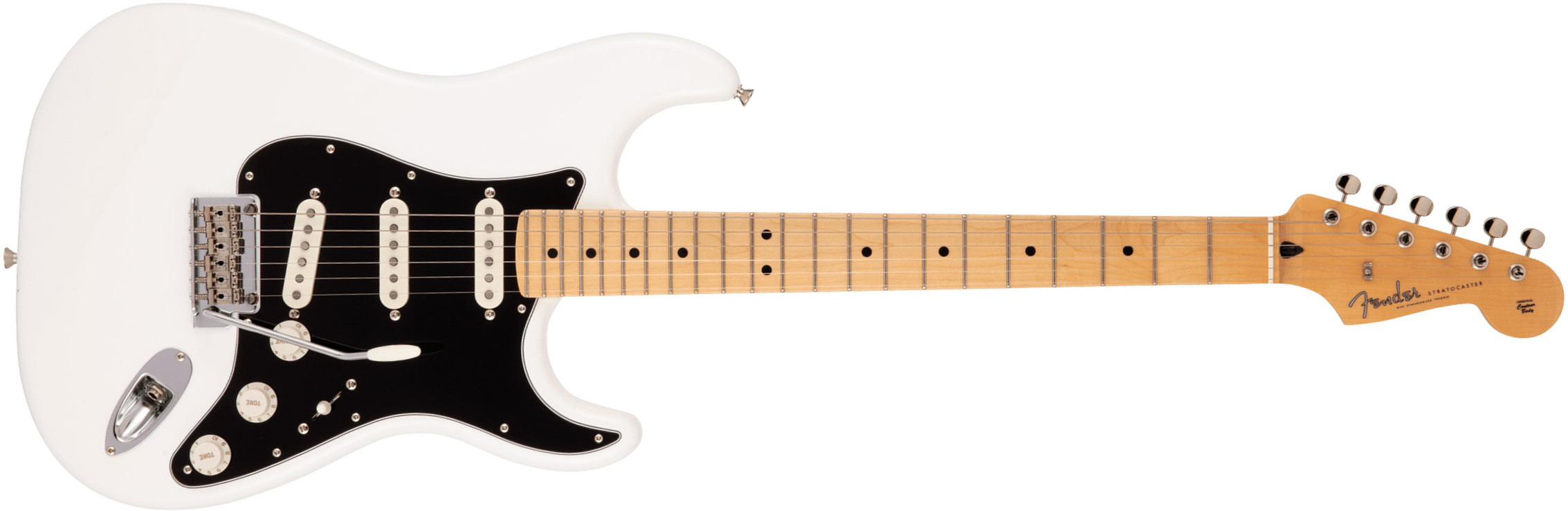 Fender Strat Hybrid Ii Mij Jap 3s Trem Mn - Arctic White - Guitarra eléctrica con forma de str. - Main picture