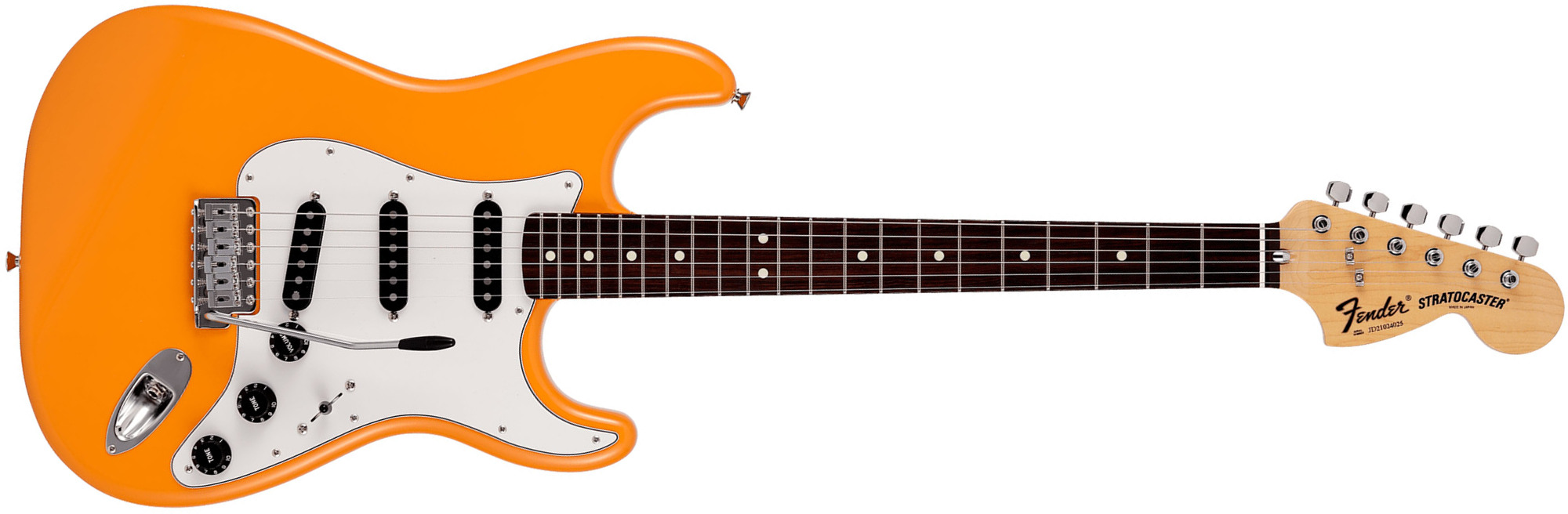 Fender Strat International Color Ltd Jap 3s Trem Rw - Capri Orange - Guitarra eléctrica con forma de str. - Main picture