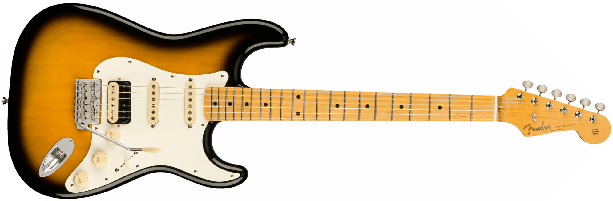 Fender Strat Jv Modified '50s Jap Hss Trem Mn - 2-color Sunburst - Guitarra eléctrica con forma de str. - Main picture