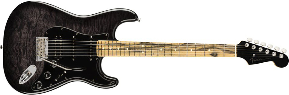 Fender Strat Pale Moon Fsr Ltd 2020 Usa Hss Eb - Trans Black - Guitarra eléctrica con forma de str. - Main picture