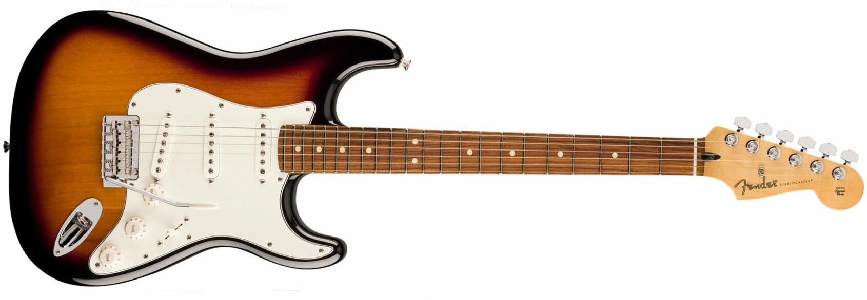 Fender Strat Player 70th Anniversary 3s Trem Pf - 2-color Sunburst - Guitarra eléctrica con forma de str. - Main picture