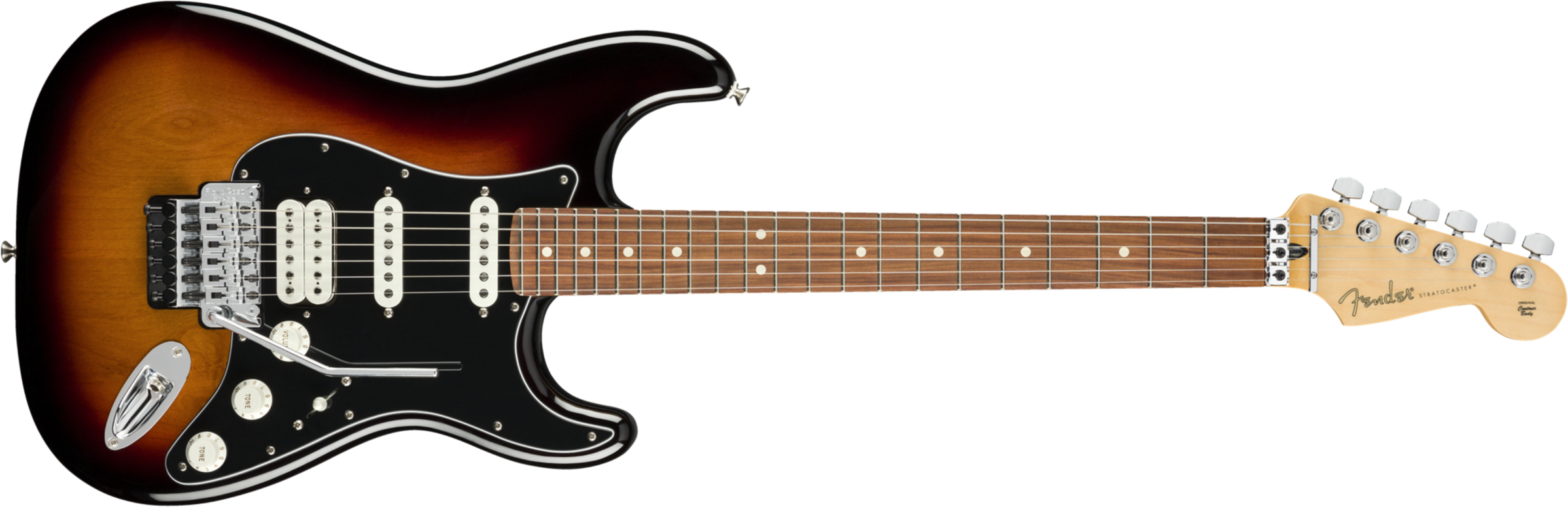 Fender Strat Player Floyd Rose Mex Hss Fr Pf - 3-color Sunburst - Guitarra eléctrica con forma de str. - Main picture