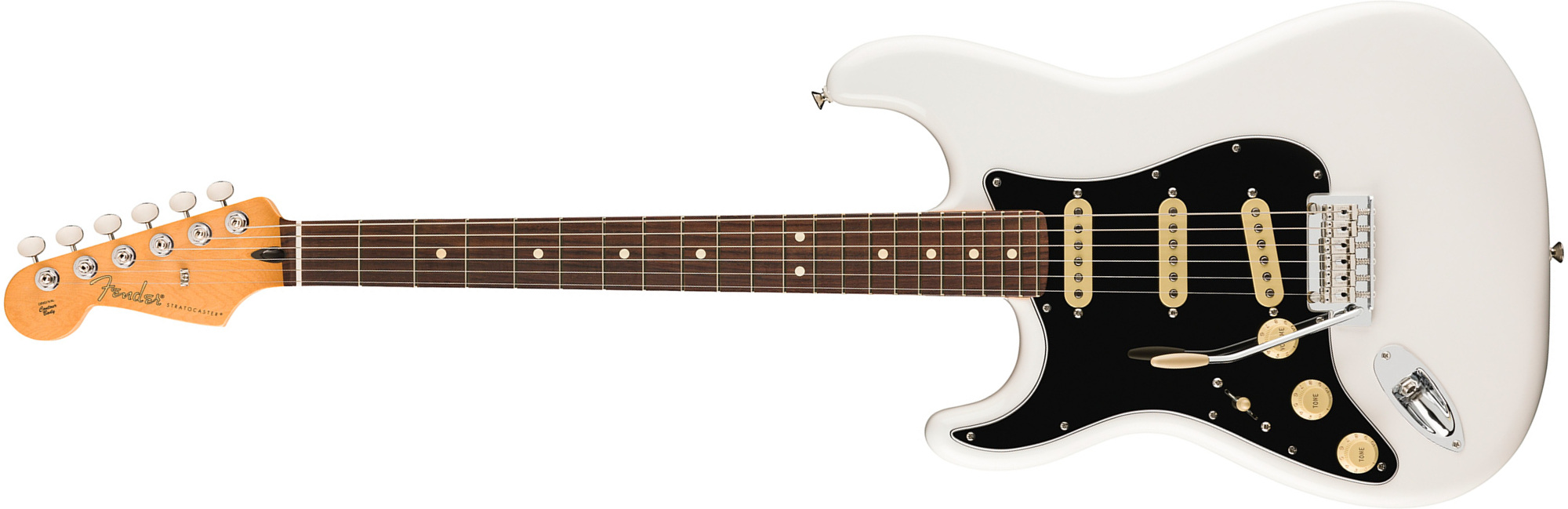 Fender Strat Player Ii Lh Mex Aulne Gaucher 3s Trem Rw - Polar White - Guitarra eléctrica con forma de str. - Main picture