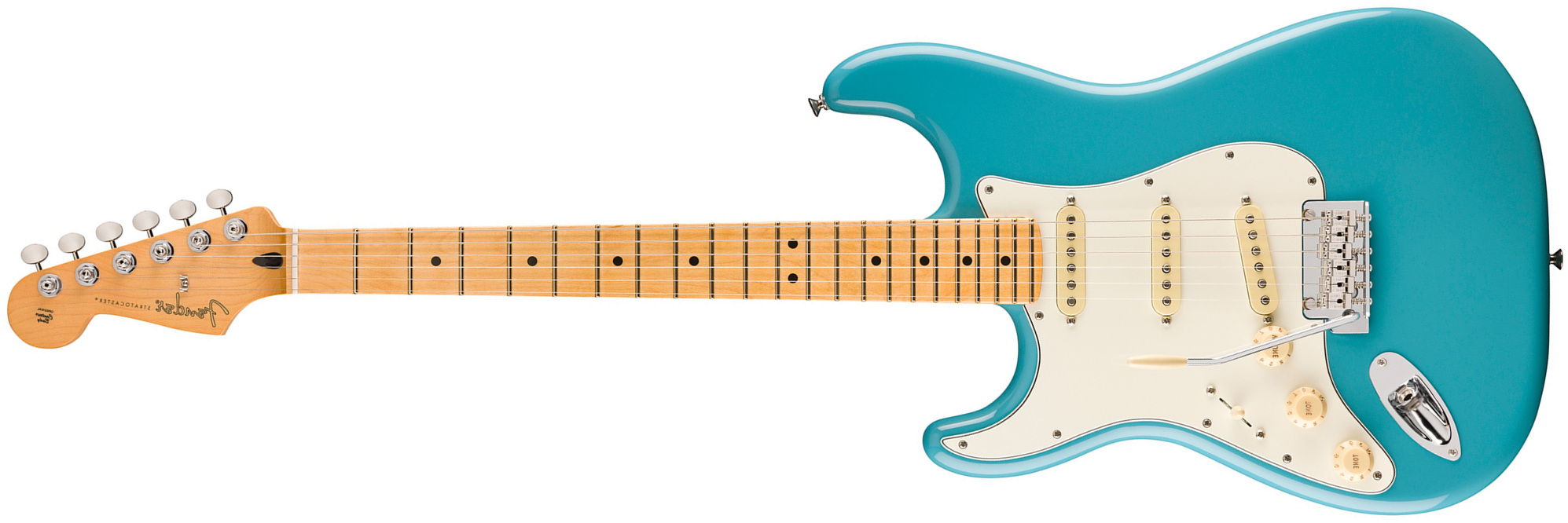 Fender Strat Player Ii Lh Mex Gaucher 3s Trem Mn - Aquatone Blue - Guitarra eléctrica con forma de str. - Main picture