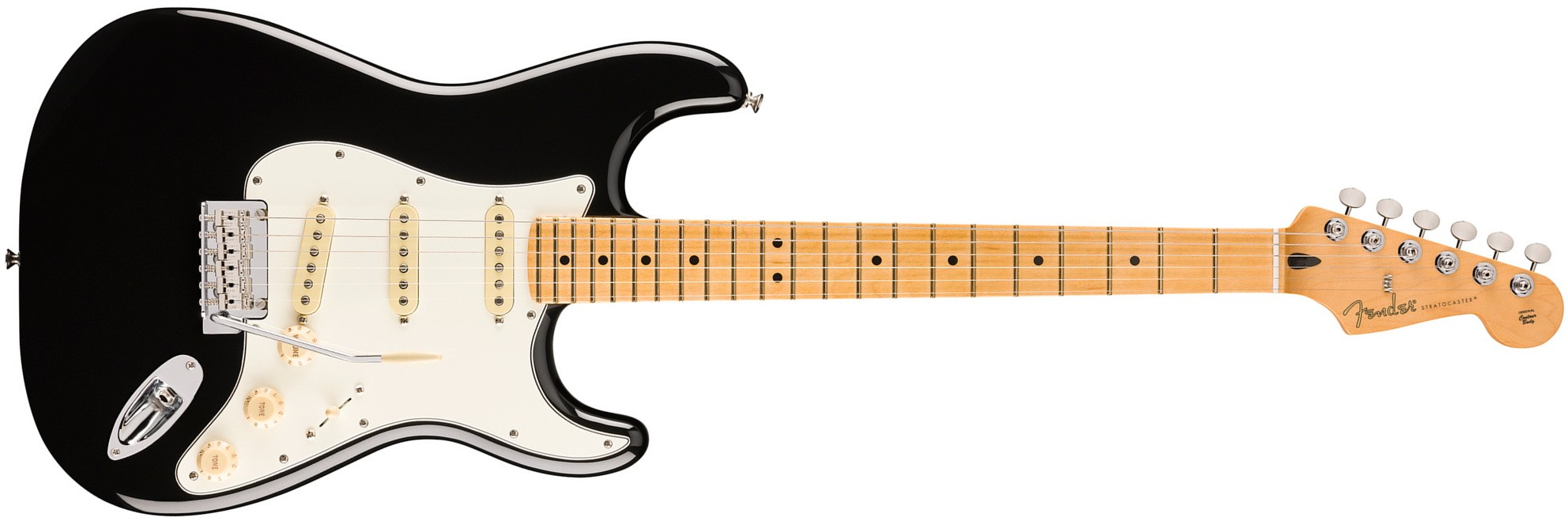 Fender Strat Player Ii Mex Aulne 3s Trem Mn - Black - Guitarra eléctrica con forma de str. - Main picture