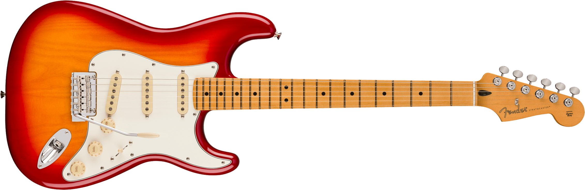 Fender Strat Player Ii Mex Frene 3s Trem Mn - Aged Cherry Burst - Guitarra eléctrica con forma de str. - Main picture