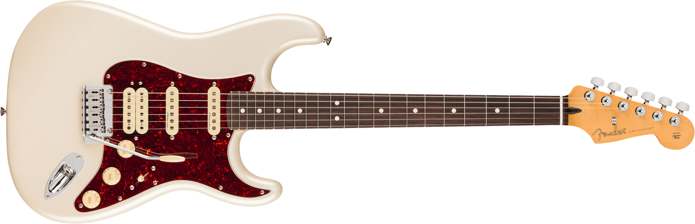 Fender Strat Player Ii Modified Mex Hss Trem Rw - Olympic Pearl - Guitarra eléctrica con forma de str. - Main picture