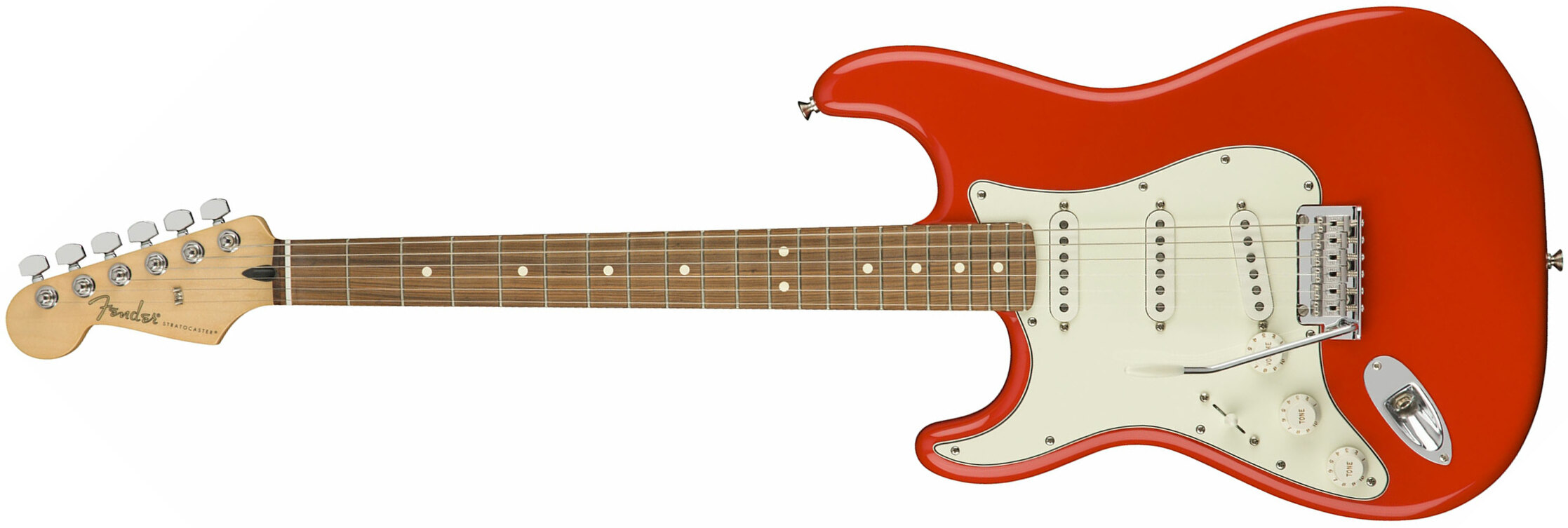 Fender Strat Player Lh Gaucher Mex Sss Pf - Sonic Red - Guitarra electrica para zurdos - Main picture