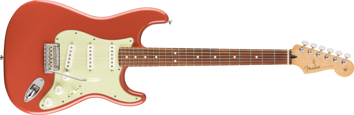 Fender Strat Player Ltd Mex 3s Trem Pf - Fiesta Red - Guitarra eléctrica con forma de str. - Main picture