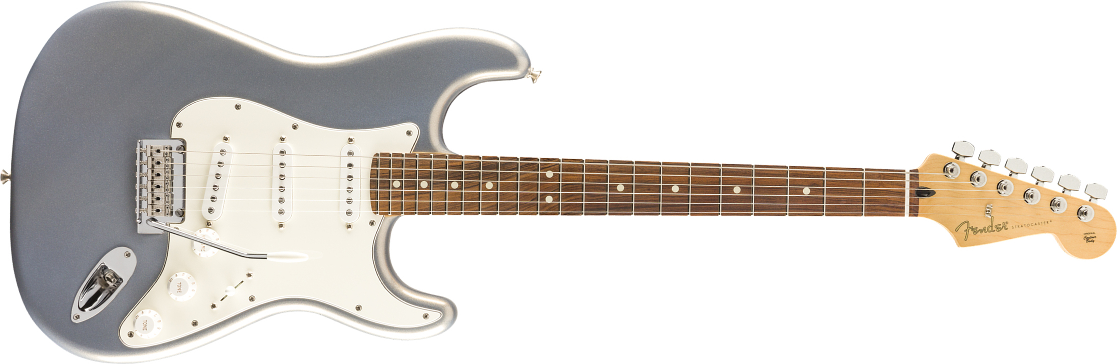 Fender Strat Player Mex 3s Trem Pf - Silver - Guitarra eléctrica con forma de str. - Main picture