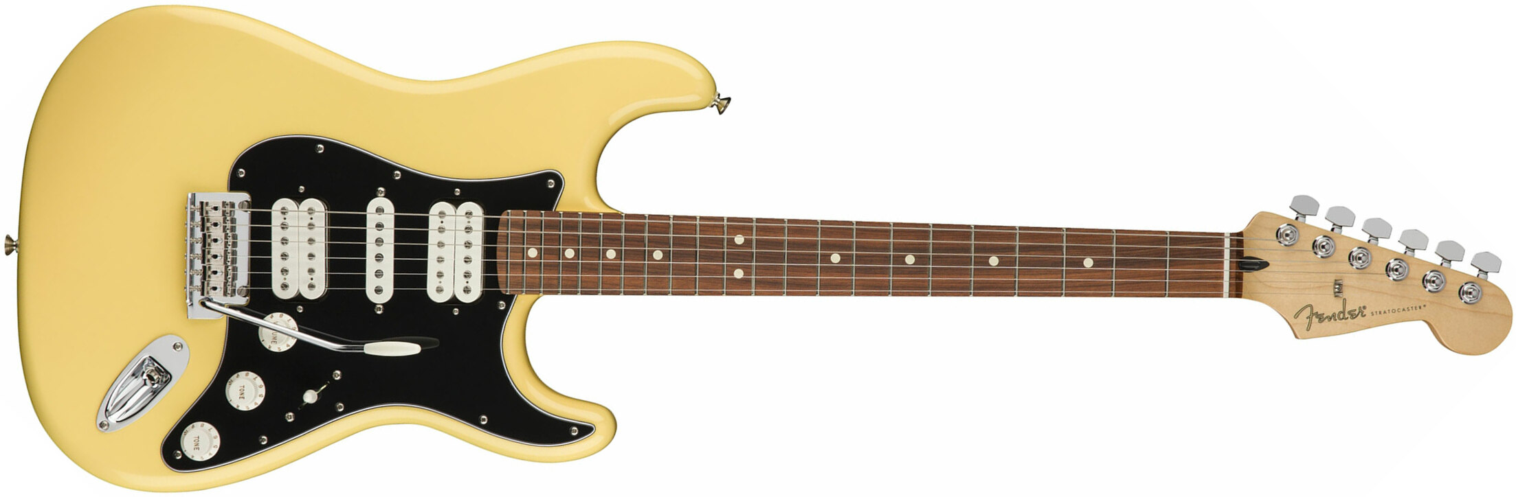 Fender Strat Player Mex Hsh Pf - Buttercream - Guitarra eléctrica con forma de str. - Main picture