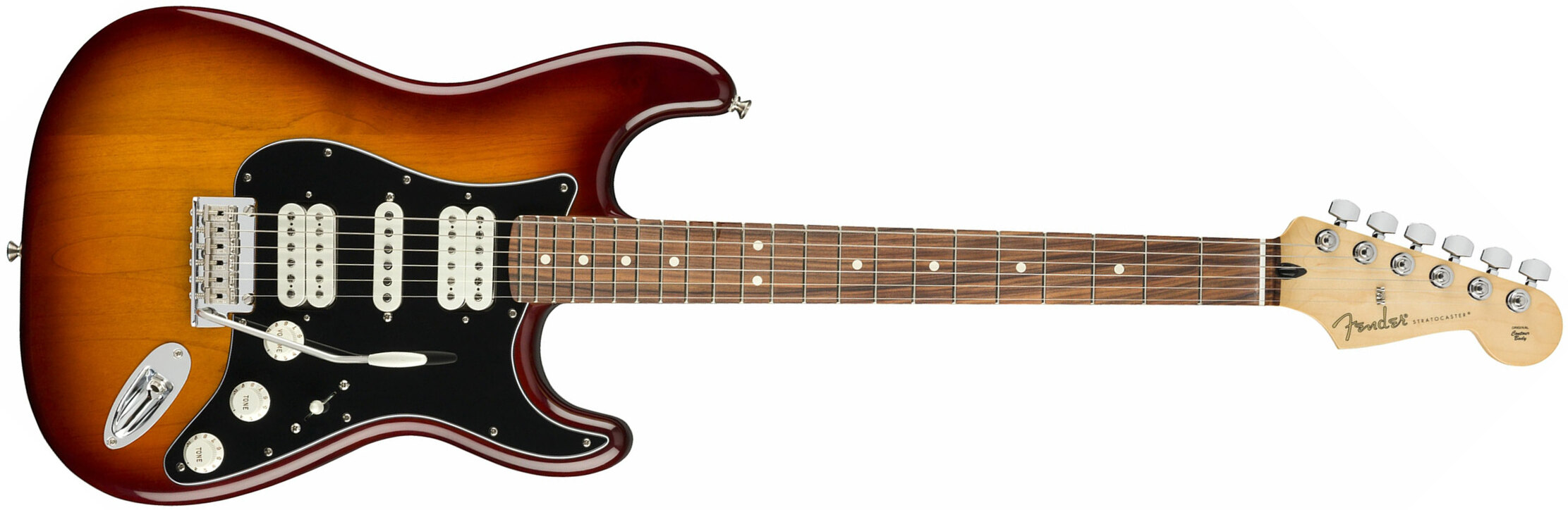 Fender Strat Player Mex Hsh Pf - Tobacco Burst - Guitarra eléctrica con forma de str. - Main picture