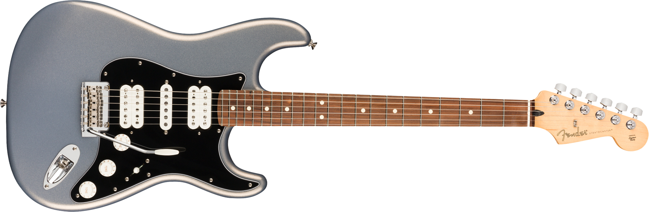 Fender Strat Player Mex Hsh Pf - Silver - Guitarra eléctrica con forma de str. - Main picture