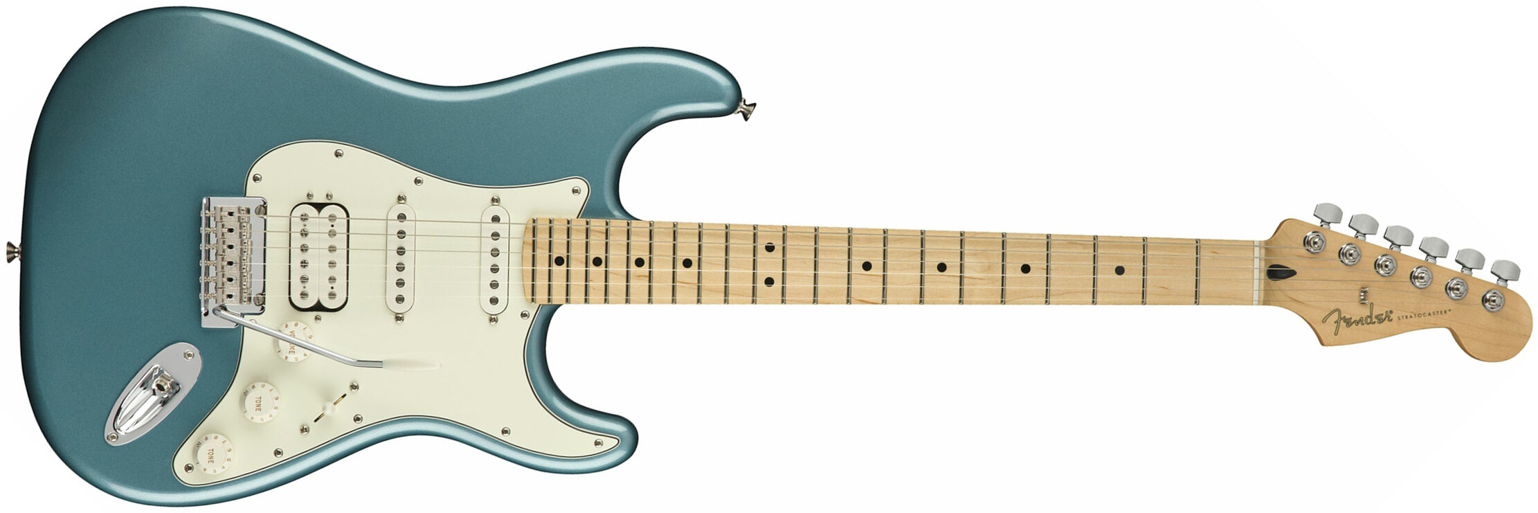 Fender Strat Player Mex Hss Mn - Tidepool - Guitarra eléctrica con forma de str. - Main picture