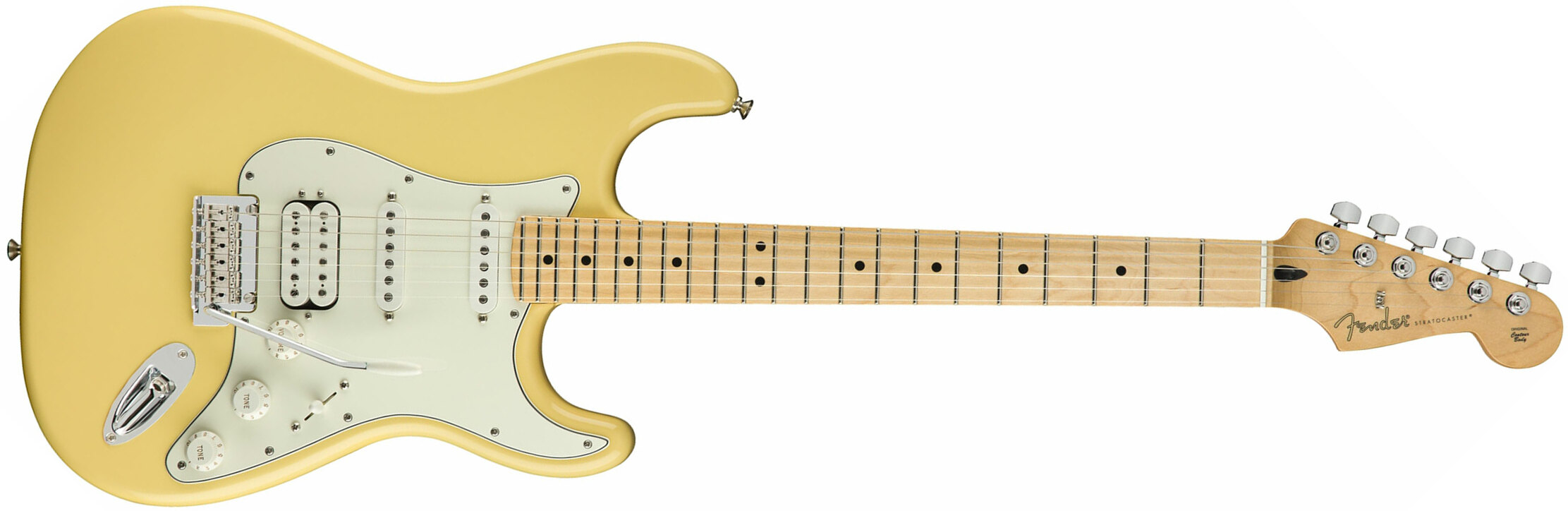 Fender Strat Player Mex Hss Mn - Buttercream - Guitarra eléctrica con forma de str. - Main picture
