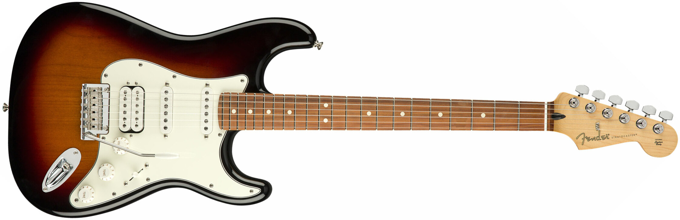 Fender Strat Player Mex Hss Pf - 3-color Sunburst - Guitarra eléctrica con forma de str. - Main picture