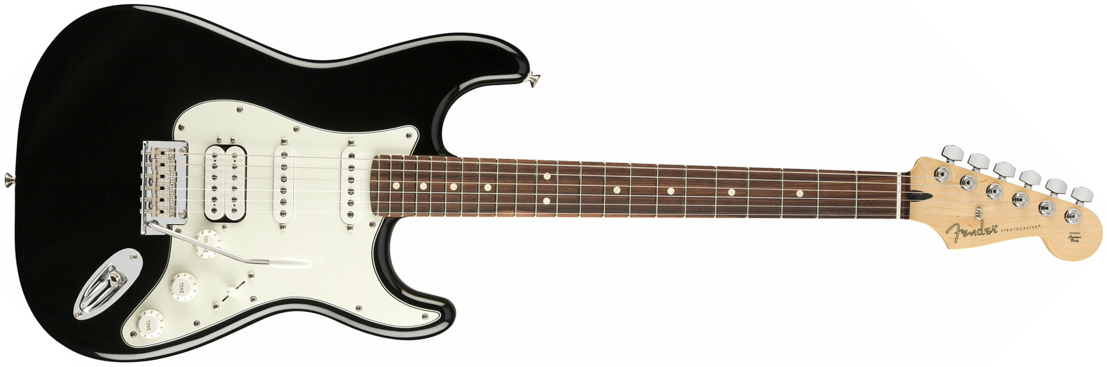 Fender Strat Player Mex Hss Pf - Black - Guitarra eléctrica con forma de str. - Main picture