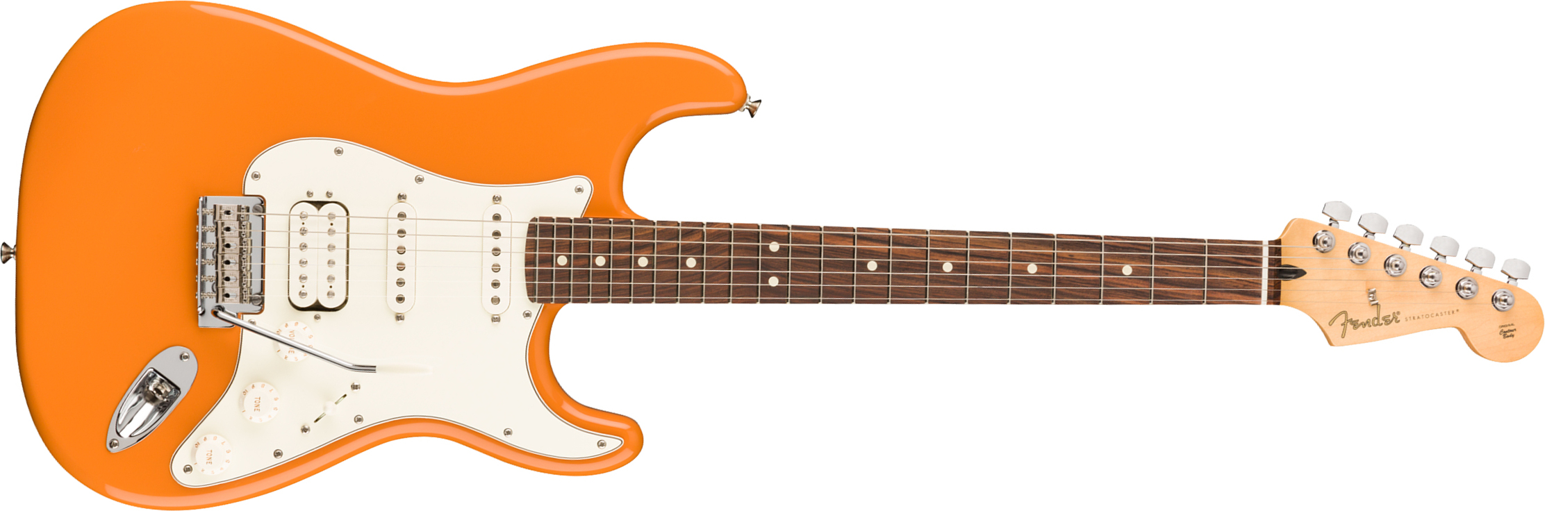 Fender Strat Player Mex Hss Pf - Capri Orange - Guitarra eléctrica con forma de str. - Main picture