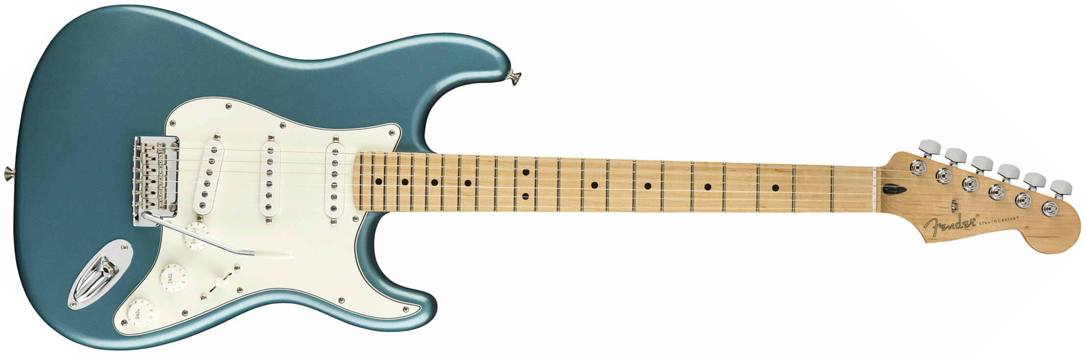 Fender Strat Player Mex Sss Mn - Tidepool - Guitarra eléctrica con forma de str. - Main picture