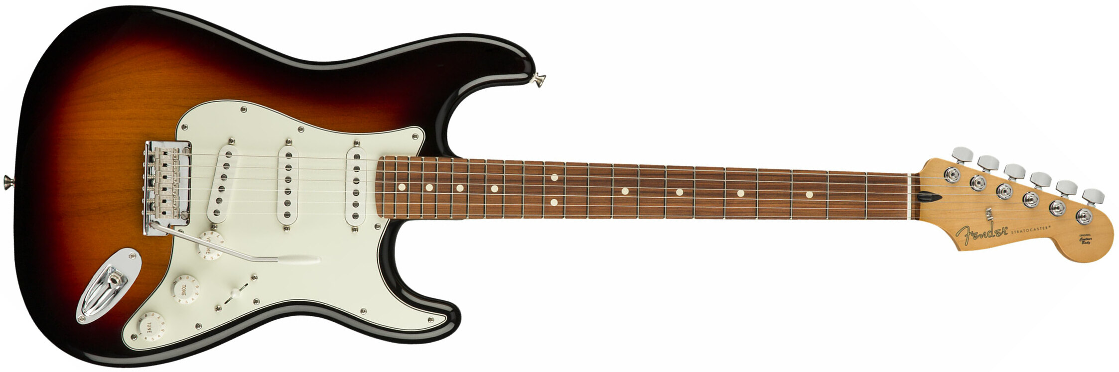 Fender Strat Player Mex Sss Pf - 3-color Sunburst - Guitarra eléctrica con forma de str. - Main picture