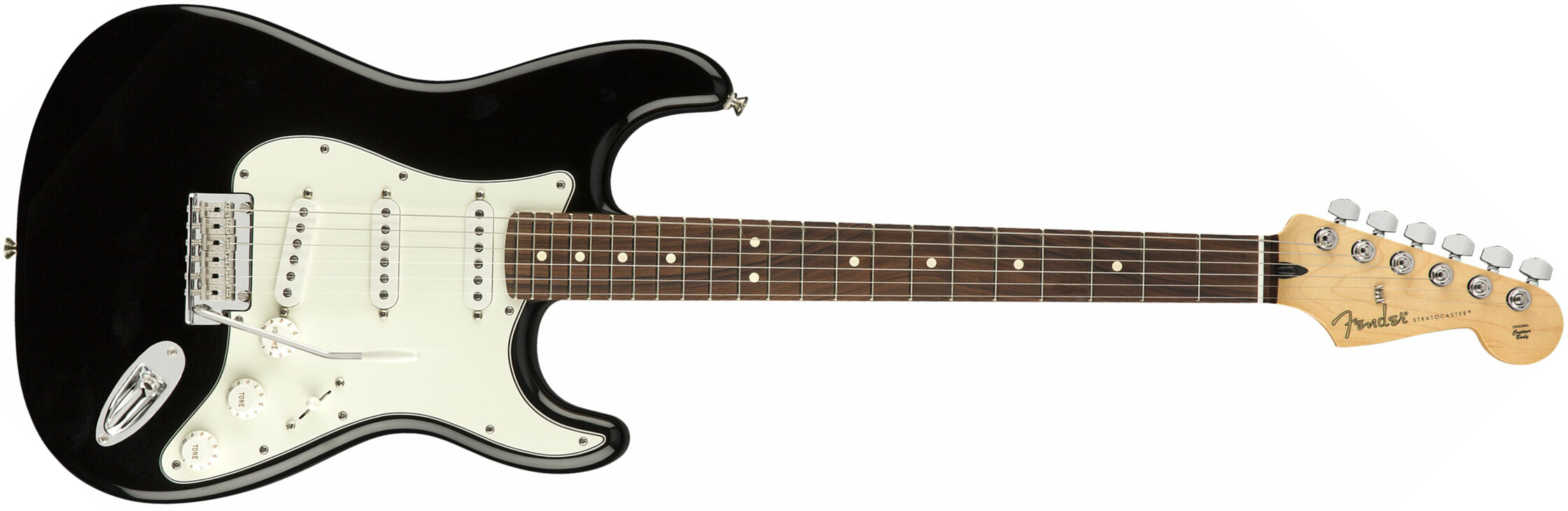 Fender Strat Player Mex Sss Pf - Black - Guitarra eléctrica con forma de str. - Main picture
